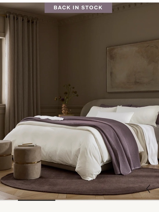 Boll & Branch Other - Boll & Branch Signature Textured Stitch Organic Cotton Quilt Plum Full Queen NWO